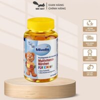 Kẹo gấu vị trái cây bổ sung Vitamin tổng hợp cho trẻ em Mivolis Mutilvitamin Barchen 60viên nội địa Đức