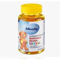 Kẹo gấu vị trái cây bổ sung Vitamin tổng hợp cho trẻ em Mivolis Multivitamin Barchen Vị Trái Cây, 60 Viên- Nội địa Đức