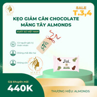 Kẹo giảm cân chocolate măng tây ALMONDS hộp 15 viên