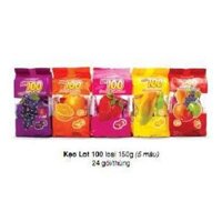 Kẹo Gôm Lot 100 Các Vị 150g