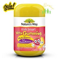 Kẹo Gum biếng ăn Nature's Way Kids Smart Vita Gummies Multi Vitamin for Fussy Eaters giúp bé ăn ngon