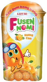 Kẹo gum bong bóng hương cam 14g