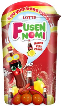 Kẹo gum bong bóng hương cola chanh 14g
