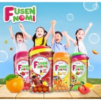Kẹo gum bong bóng Lotte Fusen Nomi 4 vị hương (25 hũ x 15g)