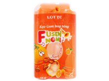 Kẹo gum bong bóng Lotte Fusen Nomi hương cam hũ 15g