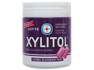 Kẹo gum không đường Lotte Xylitol hương Fresh Mint hũ 137.8g