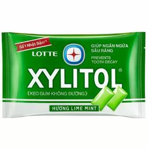 Kẹo gum không đường Xylitol Lotte gói 11.6g