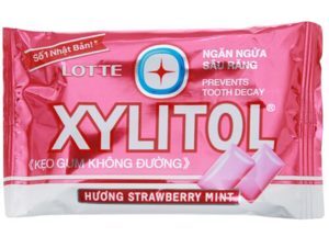 Kẹo gum không đường Xylitol Lotte gói 11.6g
