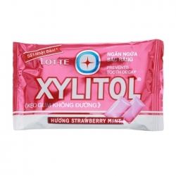 Kẹo gum không đường Xylitol Lotte gói 11.6g
