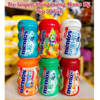 KẸO GUM MENTOS PURE FRESH SUGAR FREE ⚡ MỸ  ⚡ GIẢM NGUY CƠ SÂU RĂNG  ⚡ SẠCH MIỆNG ⚡