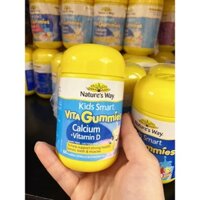 Kẹo Gum Nature's Way Kids Smart Vita Gummies Calcium + Vitamin D cho bé, 60 viên - Made in Australia
