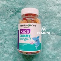 Kẹo Gum Omega-3 cho bé hãng Healthy Care 250 viên- Con ăn ngon miệng, phát triển trí não, sáng mắt, thông minh Mẹ an tâm