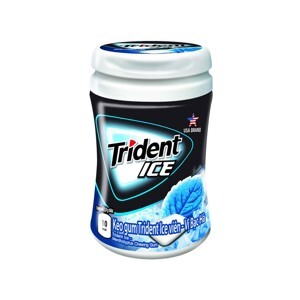 Kẹo gum Trident Ice hương bạc hà hũ 56g