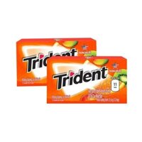 Kẹo gum Trident không đường vị trái cây nhiệt đới 12 tép (Mỹ)
