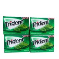 Kẹo gum Trident không đường hương bạc hà 12 tép (Mỹ)