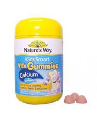 KẸO GUMMIES CALCIUM+VIT D NATURE'S WAY 60