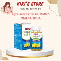 Kẹo Gummies Omega 3 DHA ngôi sao Neo Kids hộp 60 viên nhai