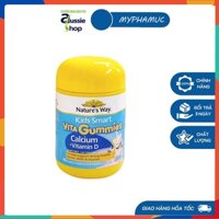 Kẹo Gummies Vitamin D & Calcium Nature's Way - 60 viên