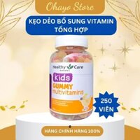 Kẹo Gummy Multivitamin Healthy Care Úc, bổ sung vitamin tổng hợp, (Multi 250v HC)_cho bé trên 2 tuổi