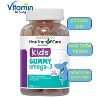 Kẹo Gummy Omega-3 Healthy Care 250 viên cho bé trên 2 tuổi