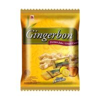 Kẹo Gừng Chanh Mật Ong, Gingerbon, Ginger Candy with Honey Lemon, 31 Viên, 4.4 oz (125g) - AGEL