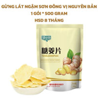 Kẹo gừng lát ngậm giảm ho , tăng cường sức khỏe . Gừng lát ngậm trị cảm cúm túi 500g