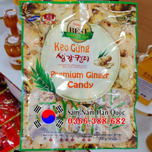 Kẹo gừng Premium Ginger Candy 200g
