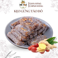 Kẹo Gừng Táo Đỏ rắc hạt óc chó hạnh nhân - Ăn vặt Denfood