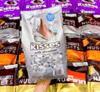 Kẹo Hershey's Kisses Milk Chocolate 330 viên 1.58kg