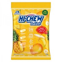 Kẹo Hi-chew Morinaga vị trái cây nhiệt đới 68g (chuối, xoài, dứa)