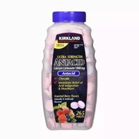 Kẹo hỗ trợ chống đầy hơi Kirkland Signature Ultra Strength Antacid Calcium 1000mg 265 viên