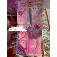 kéo hoạt hình hello kitty nơ hồng (kích thước: 18cm)