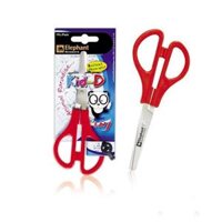 Kéo học sinh, kéo cắt giấy, kéo mỹ thuật 5,5inch an toàn cho bé - đỏ