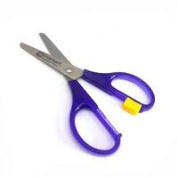 Kéo học sinh, kéo cắt giấy, kéo mỹ thuật 5,5inch an toàn cho bé - Tím 4,5inch