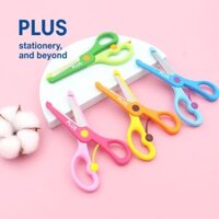 Kéo học sinh lưỡi kim loại Plus - Lưỡi thép bọc nhựa, an toàn, có trợ lực