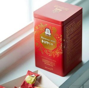 Kẹo hồng sâm không Đường KGC Cheong Kwan Jang 180g