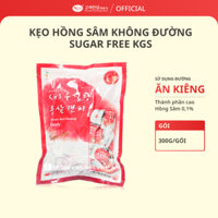 Kẹo Hồng Sâm Không Đường Sugar Free KGS, gói 300g