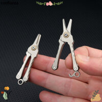 Kéo hợp kim titan CONFIANZA, Tông đơ cắt tóc mũi Mini Unisex cầm tay, Dụng cụ cắt tỉa râu bạc chất lượng cao
