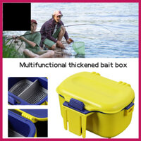 Keo| Hộp Mồi Thoáng Khí Hộp Mồi Nhỏ Chống Thấm Nước Sống Mồi Hộp Có Lỗ Thoáng Khí Cho Câu Cá Giun Dụ Hộp Bảo Quản Hộp Đựng Phụ Kiện Câu Cá Cho Đông Nam