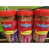 Kẹo hũ sugus hũ 48 thanh tặng thêm 2 thanh( 3 hương dâu/ cam/ nho)