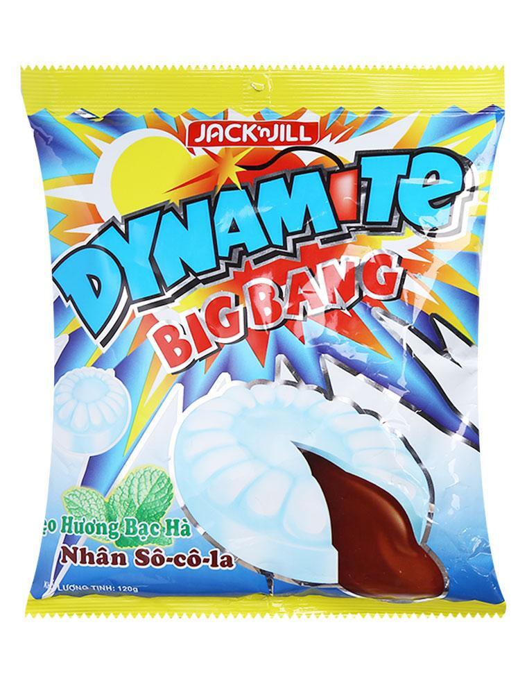 Kẹo hương bạc hà nhân socola Dynamite Big Bang gói 120g