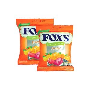 Kẹo hương bạc hà trái cây Fox's gói 90g