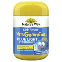 Kẹo hương việt quất hỗ trợ bảo vệ mắt cho bé Nature’s Way Kids Smart Vita Gummies Blue Light Eye Defence 50 viên