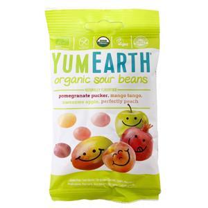 Kẹo hưu cơ hạt đậu vị trái cây hiệu Yumearth – túi 50g