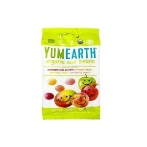 Kẹo hưu cơ hạt đậu vị trái cây hiệu Yumearth – túi 50g