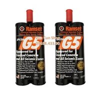 Keo khoan cấy thép – Ramset G5 – keo epoxy hai thành phần cường độ cao (tuýp 650ml)