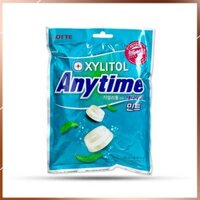 Kẹo Không Đường Hương Bạc Hà Lotte Xylitol Anytime (74g)