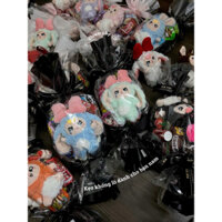 Kẹo khổng lồ móc khoá gấu bông Babythree mix kẹo [tặng kèm túi, thiệp, đèn]