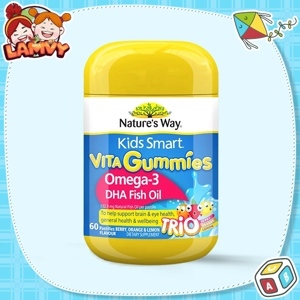 Kẹo Kids Smart Vita Gummies Omega 3 Fish Oil 60 viên