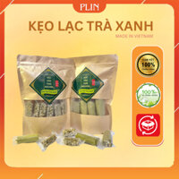 Kẹo lạc trà xanh thơm bùi, ít ngọt, vỏ mỏng hương vị trà xanh tự nhiên, đóng gói 300g, 500g